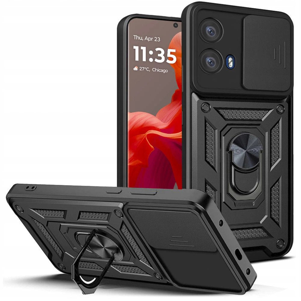 Tech-Protect Camshield Pro Case til Motorola Moto G85 5G - sort