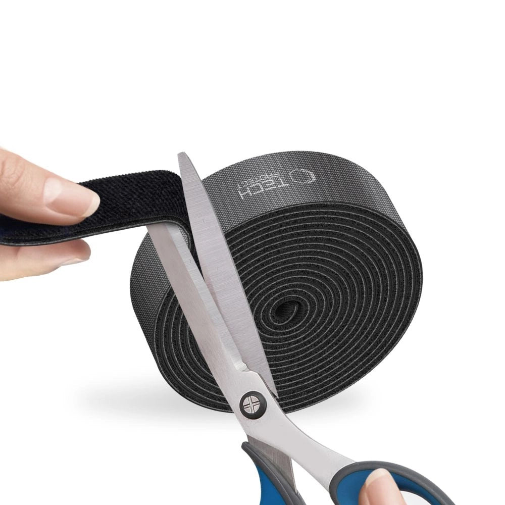 Tech-Protect Velcro Kabel Organizer 3m - sort