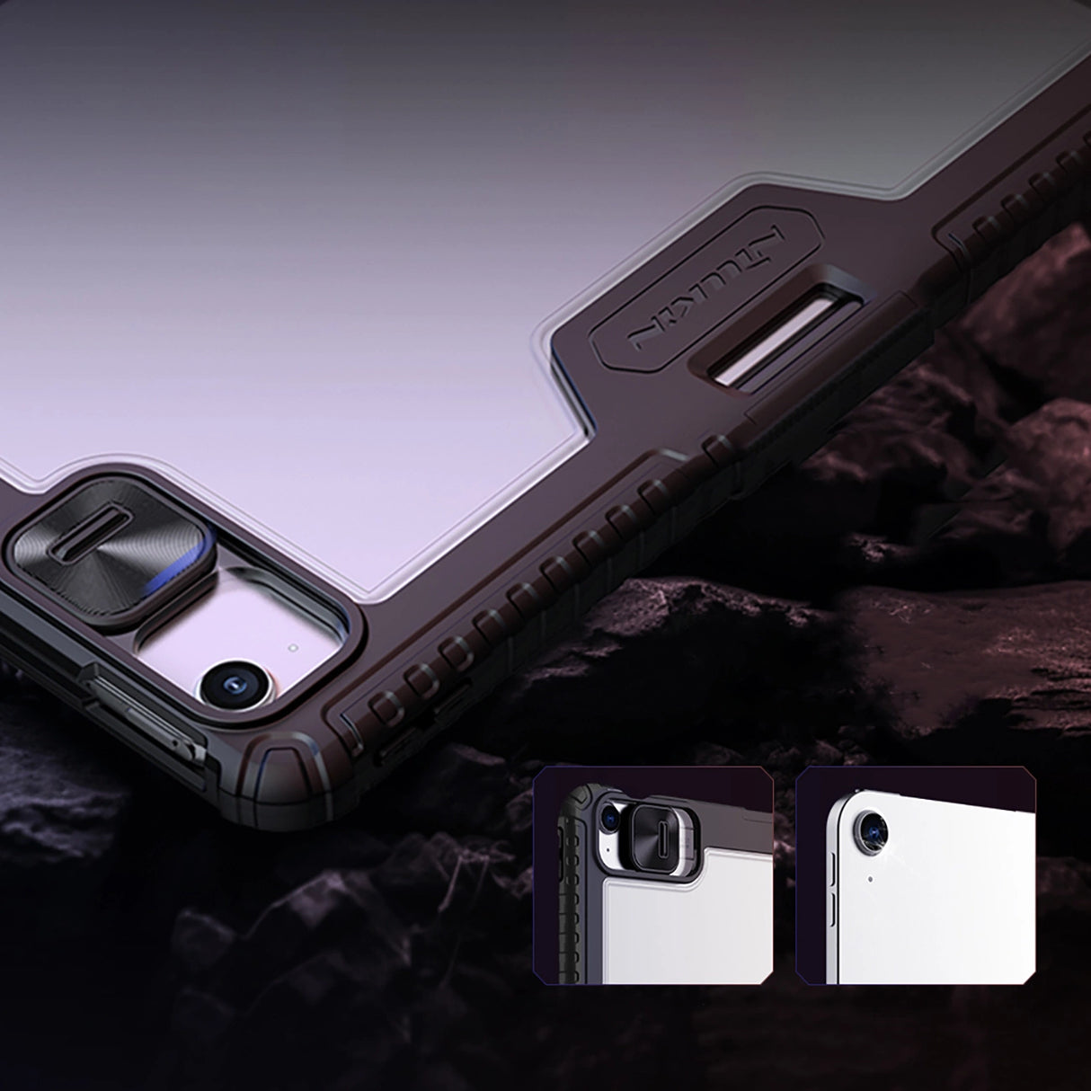 Nillkin Bumper Leather Case Pro til iPad Air 13" (2024) - sort