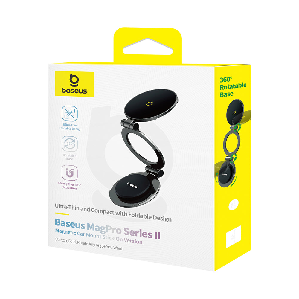 Baseus BS-CW06 MagPro II Phone Holder with MagSafe for Dashboard - Black