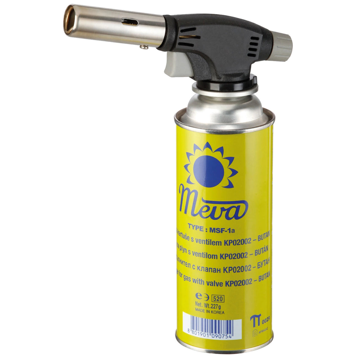 Creme Brulle 1kW gasbrænder SET