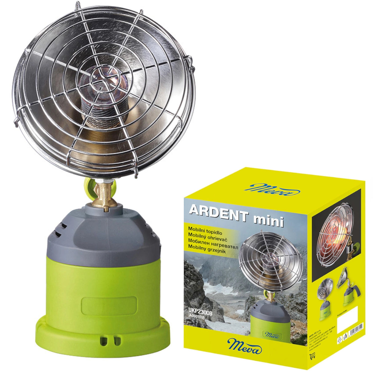 ARDENT MINI solvarmeapparat til gaspatron 1kW