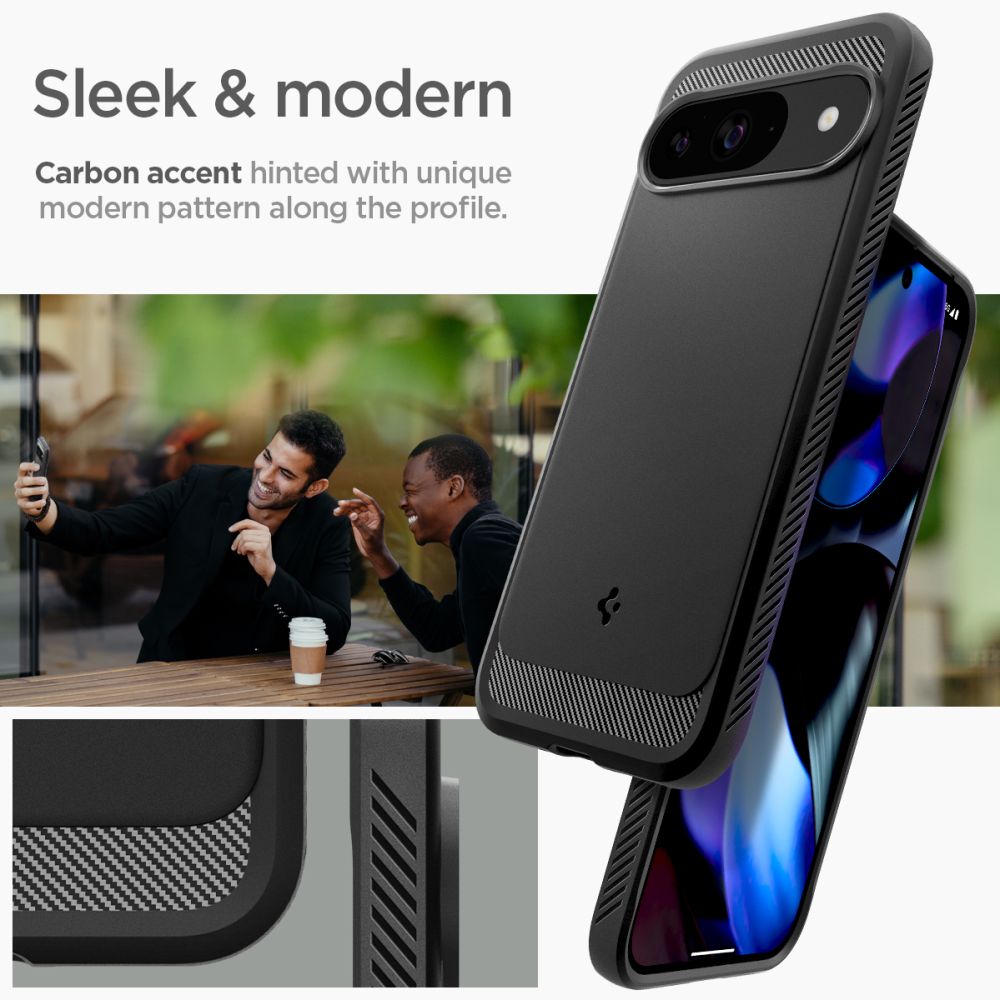 Spigen Rugged Armor Case for Google Pixel 9 / 9 Pro - Black