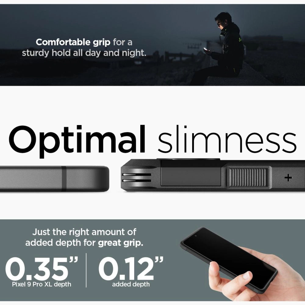 Spigen Tough Armor Case for Google Pixel 9 Pro XL - Black