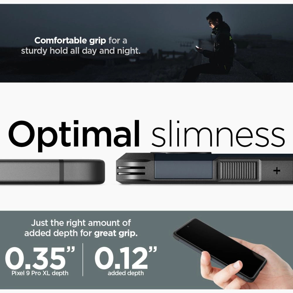 Spigen Tough Armor case for Google Pixel 9 Pro XL - graphite