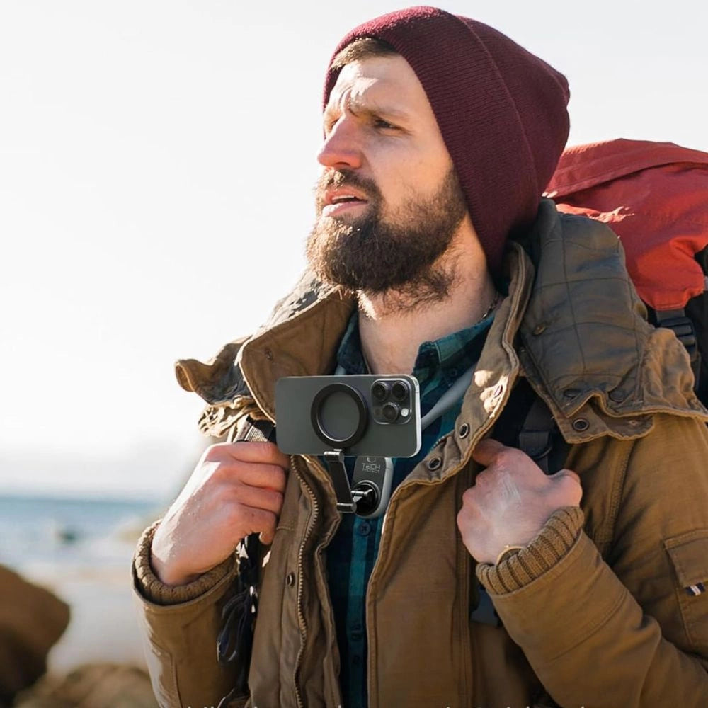 Tech-Protect AC100 halskrem med MagSafe - sort