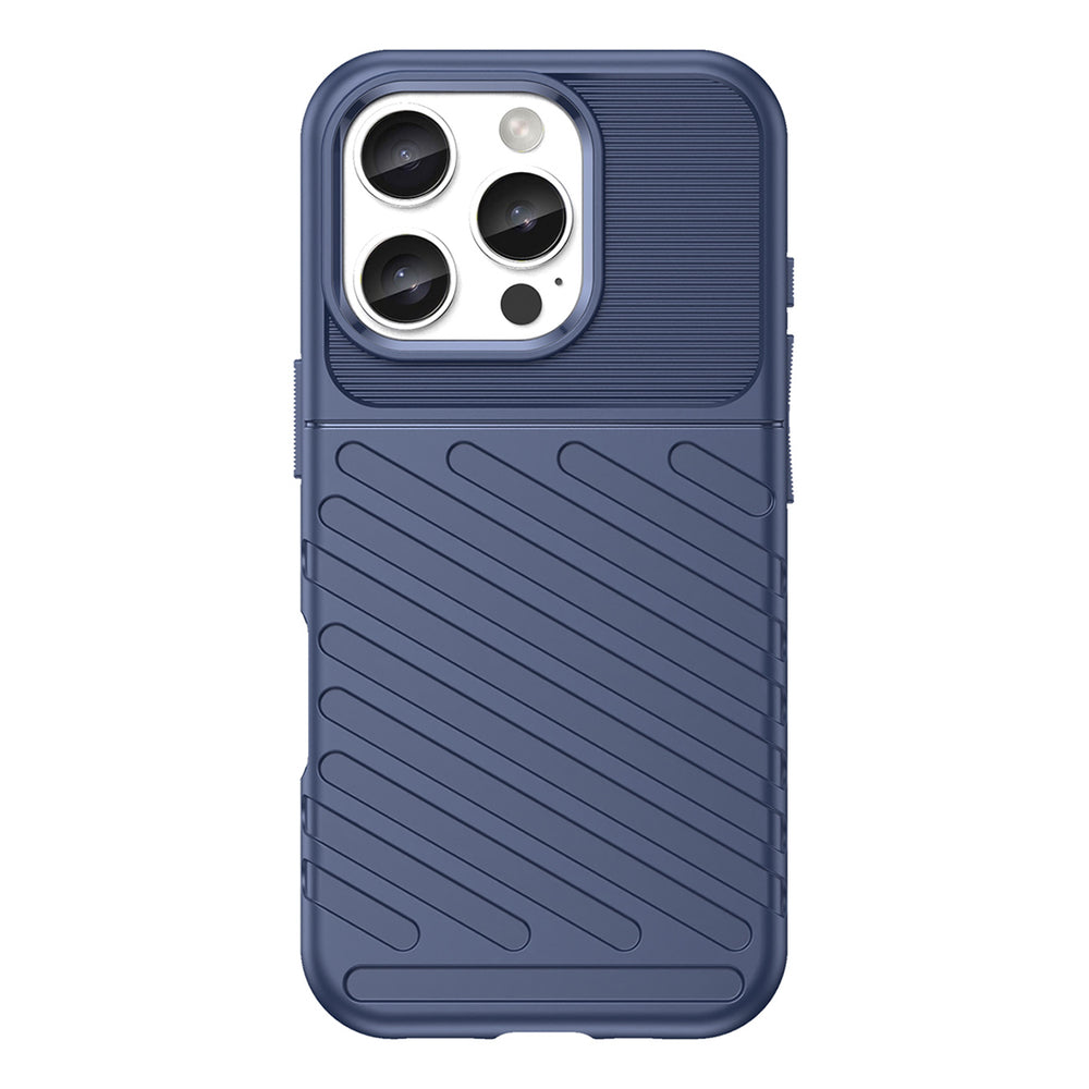 Thunder Case til iPhone 16 Pro Silicone Case - Blå