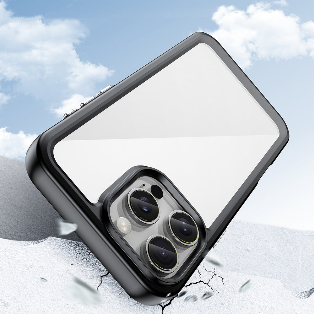 Outer Space Case med gelramme til iPhone 16 Pro - sort