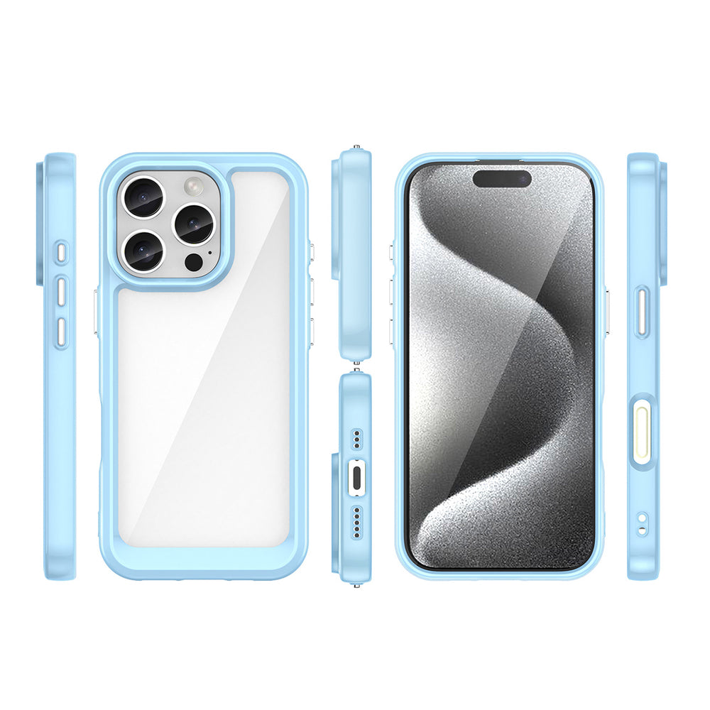 Outer Space Case med gelramme til iPhone 16 Pro Max - Blå