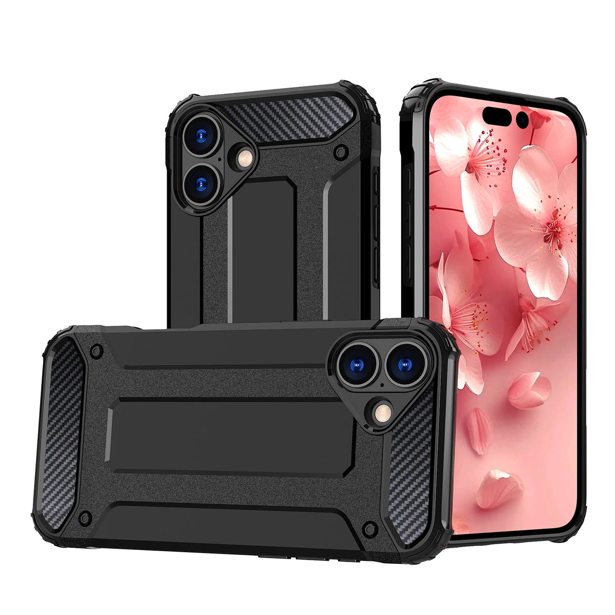 Hybrid Armor iPhone 16 Plus Case - sort