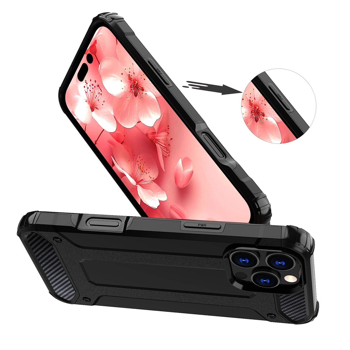 Hybrid Armor iPhone 16 Pro Case - sort