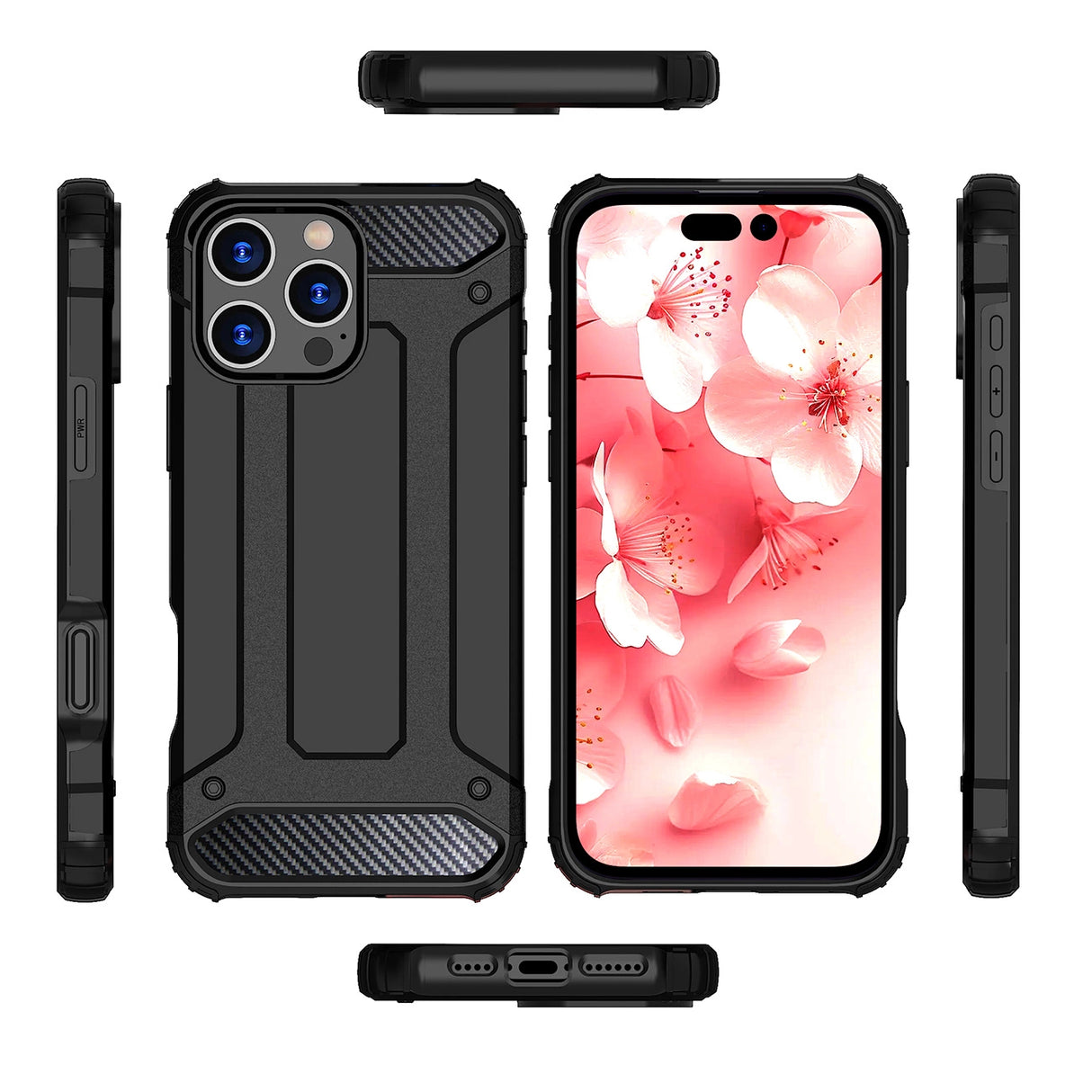 Hybrid Armor iPhone 16 Pro Max Case - sort