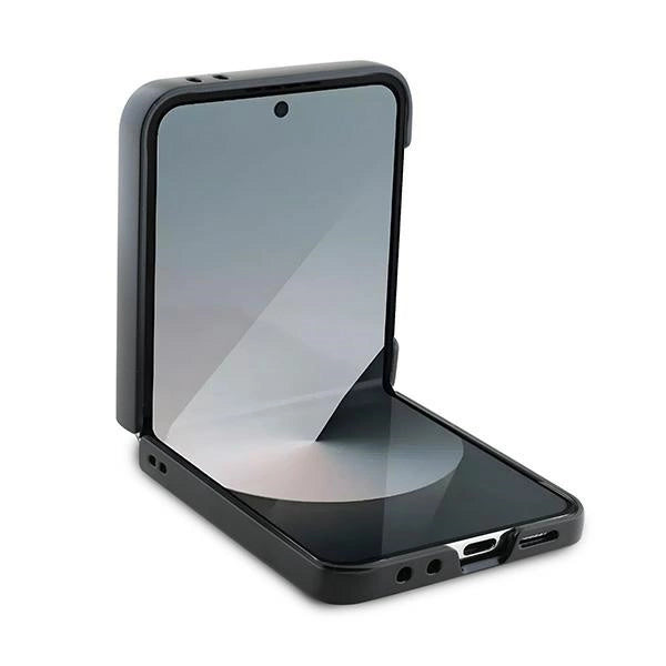 BMW Carbon Blue Line Case til Samsung Galaxy Z Flip 6 - sort