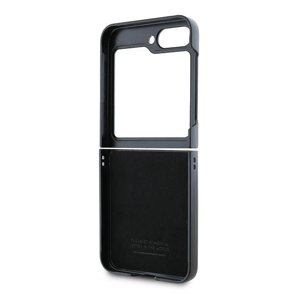 BMW Carbon Blue Line Case til Samsung Galaxy Z Flip 6 - sort