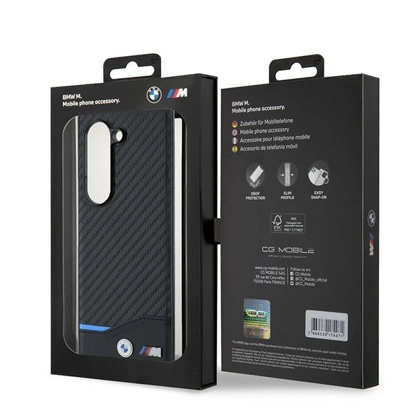BMW Magsafe Carbon Case til Samsung Galaxy Z Fold 6 - sort