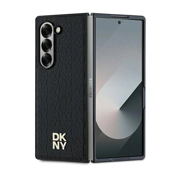 DKNY Repeat Pattern Stack Logo Case til Samsung Galaxy Z Fold6 - sort