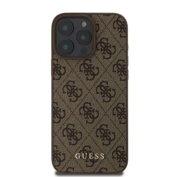 Guess 4G Classic iPhone 16 Pro Case - Brown