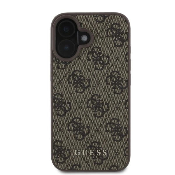 Guess 4G Classic iPhone 16 Case - Brunt