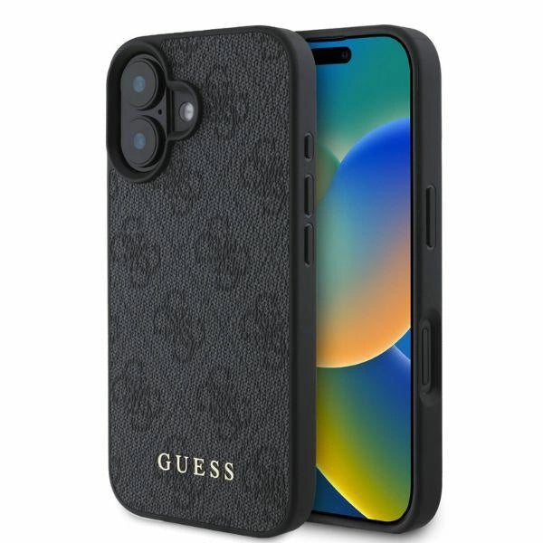 Guess 4G Classic iPhone 16 Hylde - sort