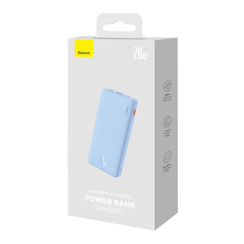Baseus Airpow 20W 10000mAh Power Bank - Blue