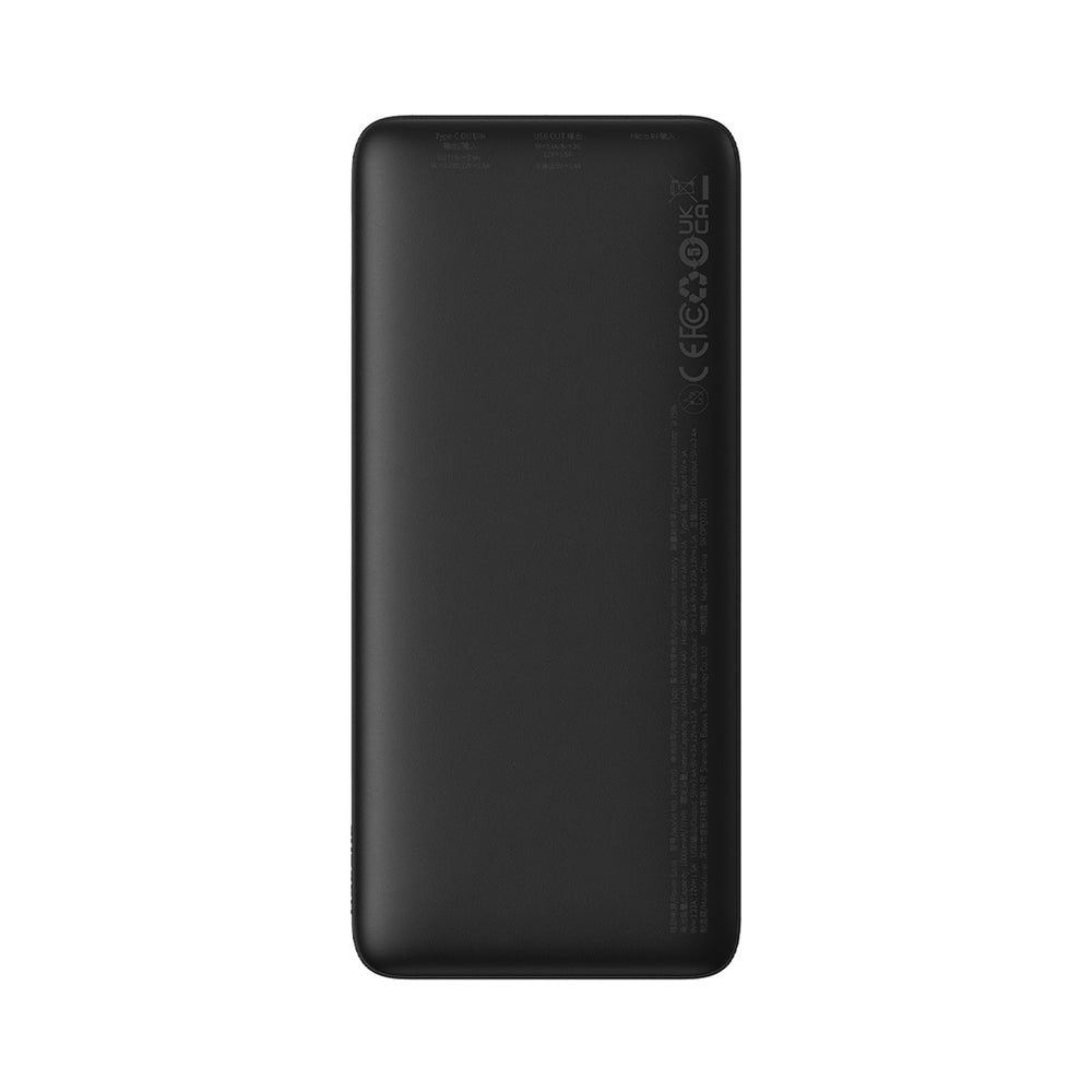 Baseus Airpow 20W 10000mAh Power Bank with Baseus Simple Series USB-A - USB-C 30 cm Cable - Black