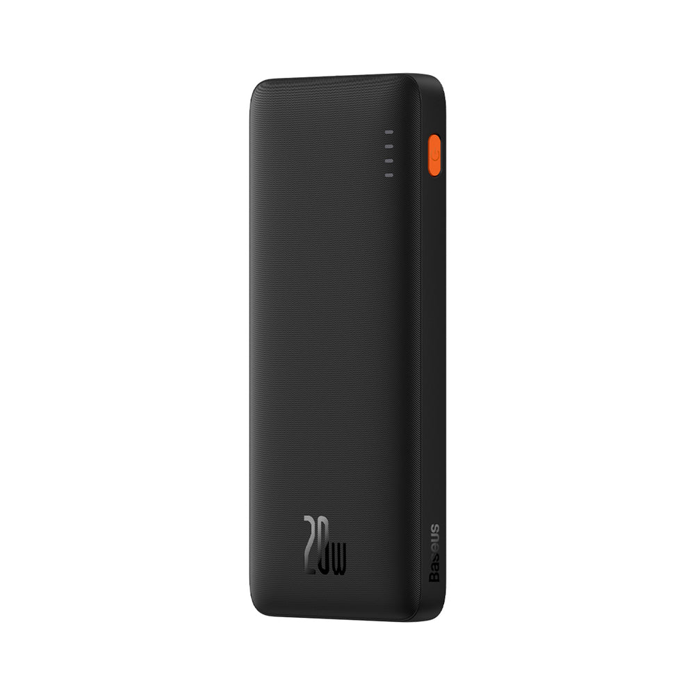 Baseus Airpow 20W 10000mAh Power Bank with Baseus Simple Series USB-A - USB-C 30 cm Cable - Black