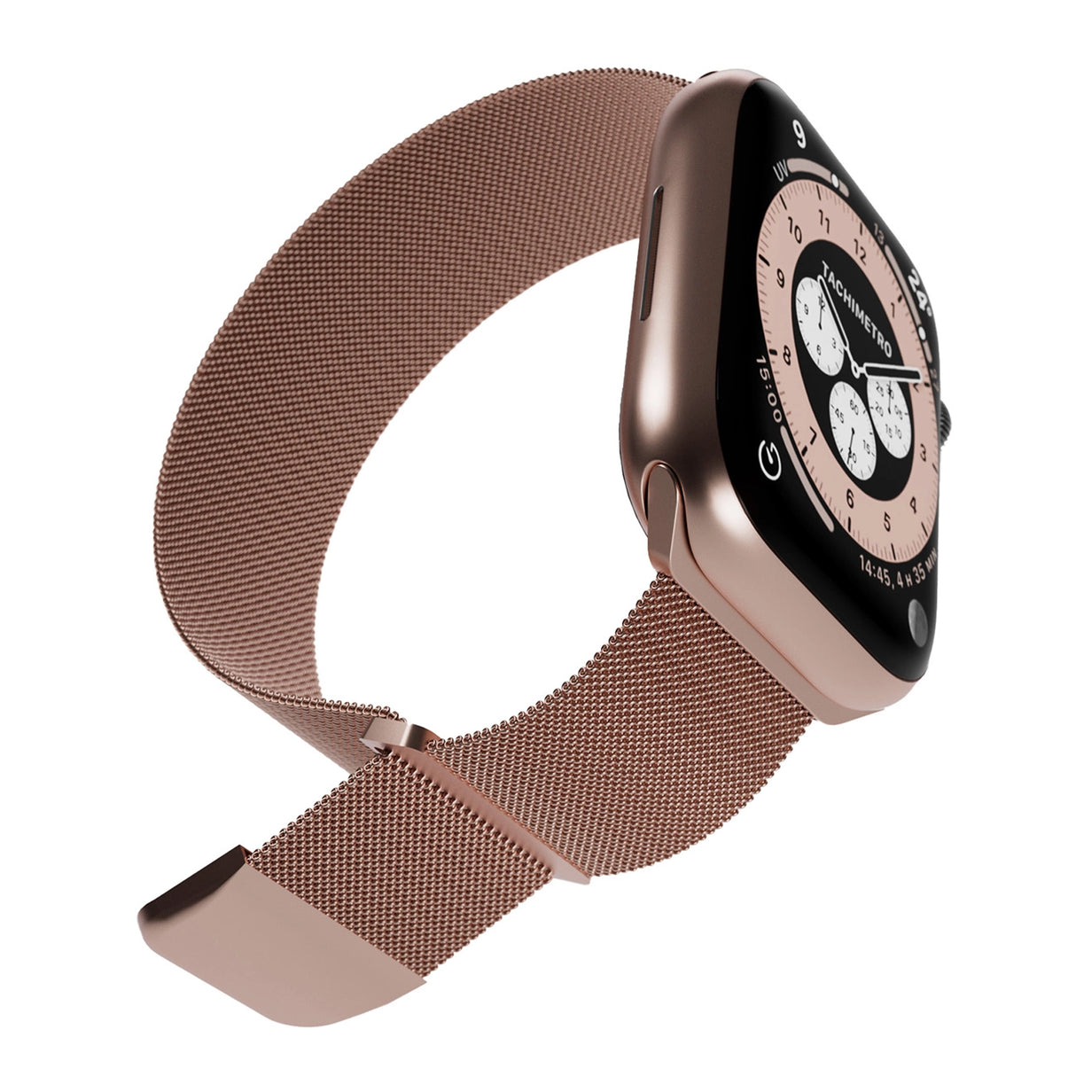 Puro Milanese Stainless Steel Apple Watch Band 38/40/41mm - Pink