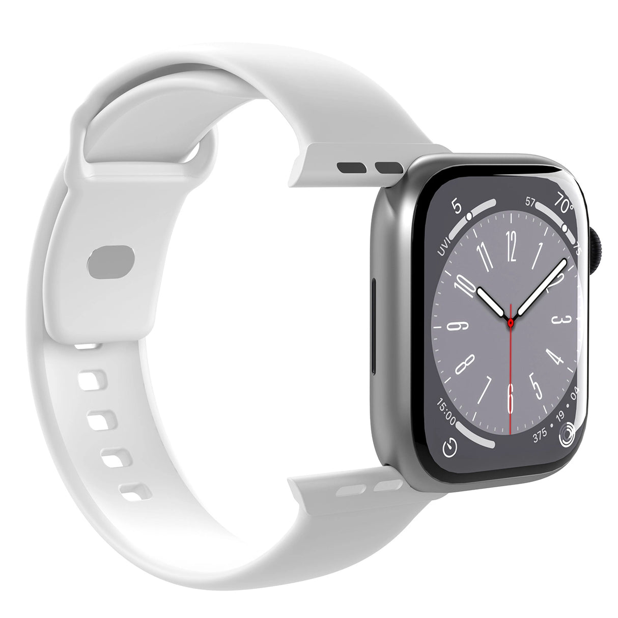 Puro Icon Silicone Strap for Apple Watch 38 / 40 / 41 mm - White (2 pcs.)