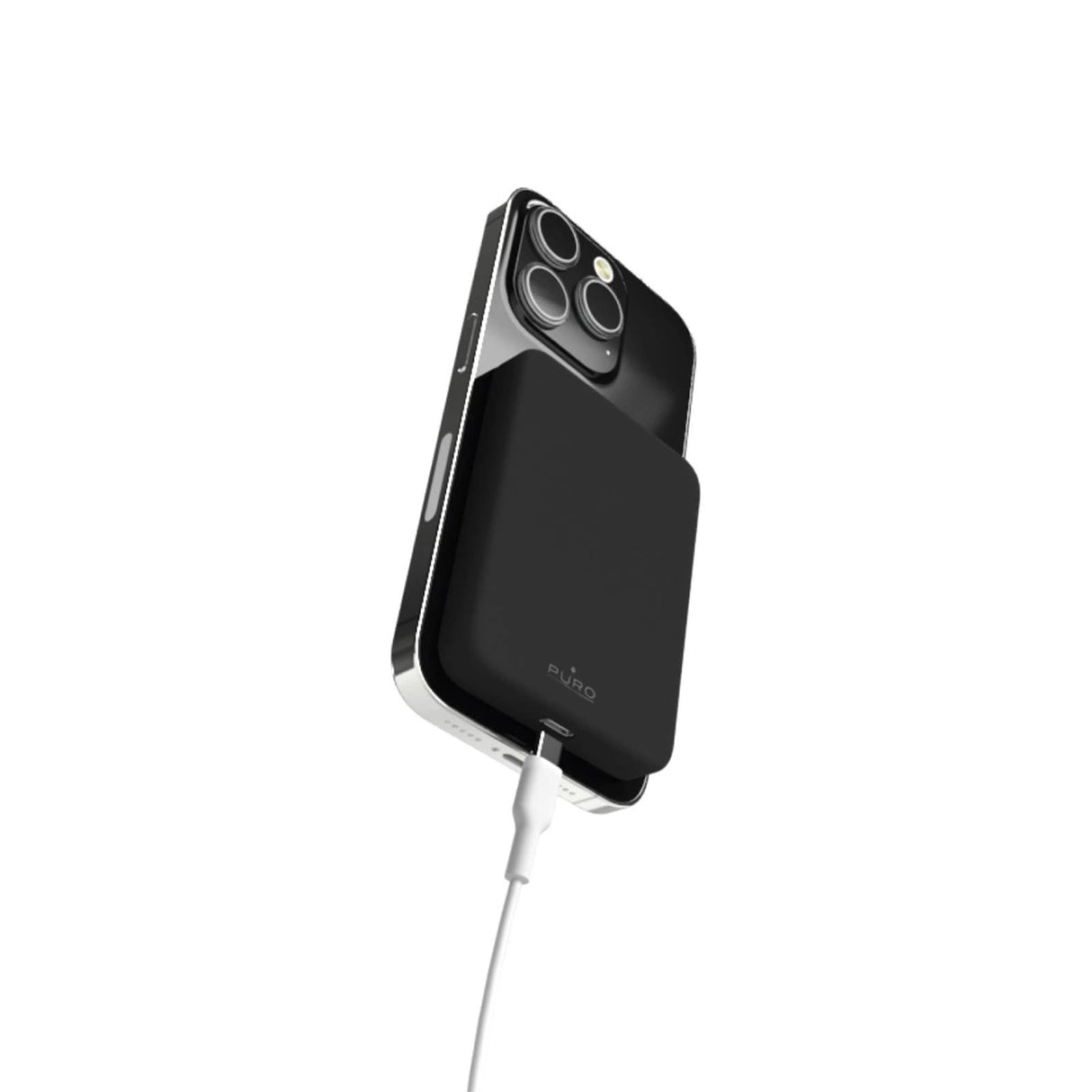 Puro Mini Power Mag 4200mAh Power Bank med MagSafe USB-C - sort