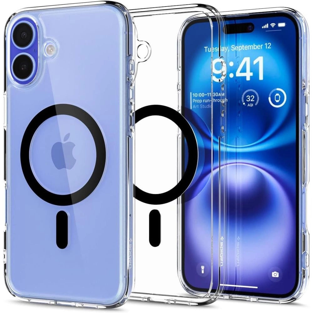 Spigen Ultra Hybrid Mag Case with MagSafe for iPhone 16 Plus - Black