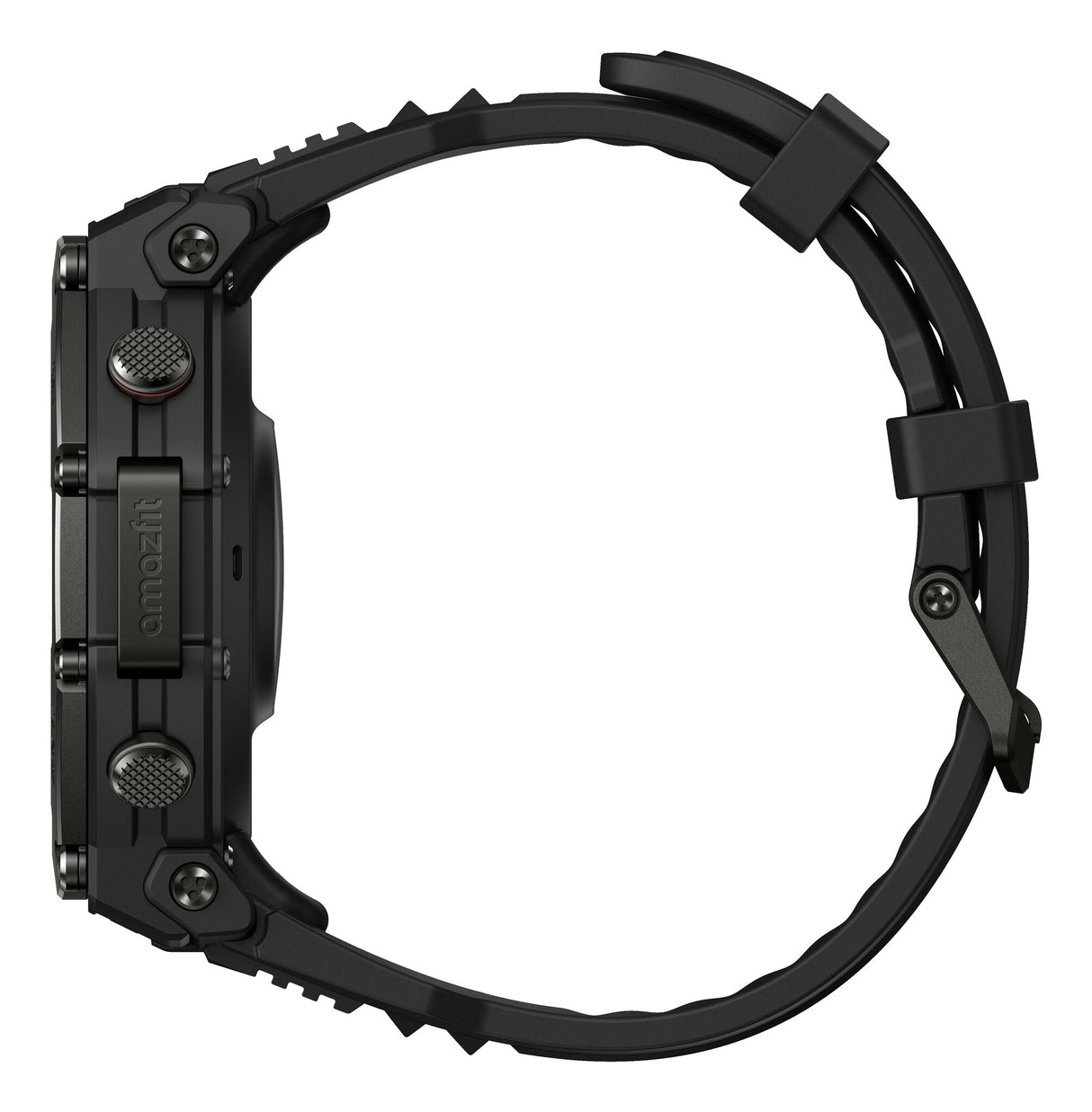 Amazfit T-Rex 3 Pro 3,81 cm (1.5") AMOLED 48 mm Digital 480 x 480 pixel Berøringsskærm Sort Wi-Fi GPS (satellit)