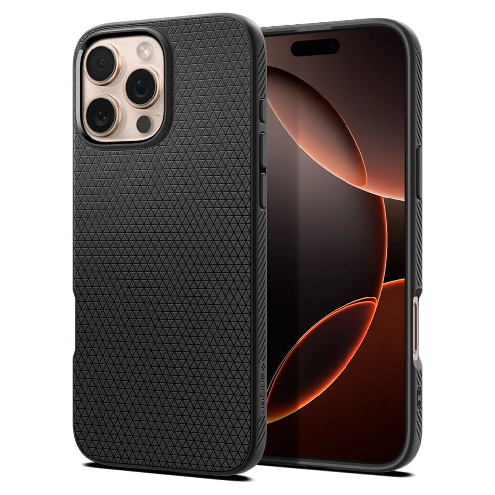 Spigen Liquid Air Case for iPhone 16 Pro Max - Black