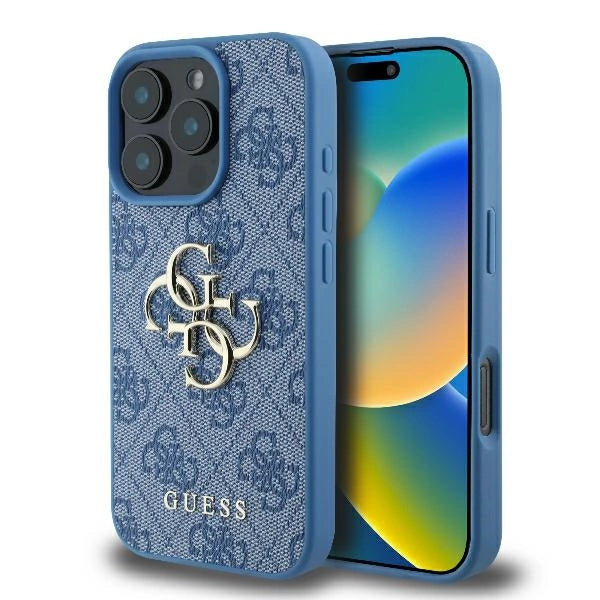 Gæt 4G Big Logo iPhone 16 Pro Case - Blå
