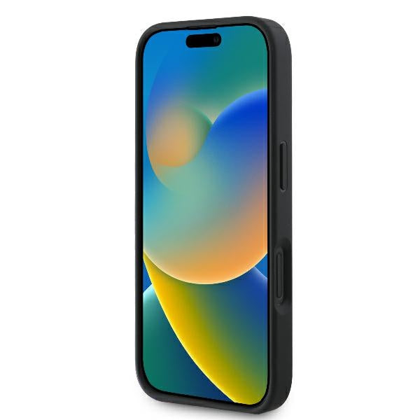 Guess 4G Big Logo Case til iPhone 16 - sort
