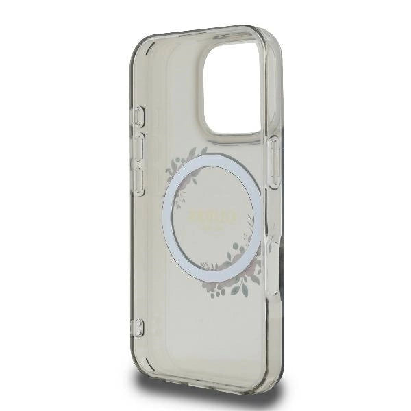 Guess IML Flowers Wreath MagSafe iPhone 16 Pro Case - sort