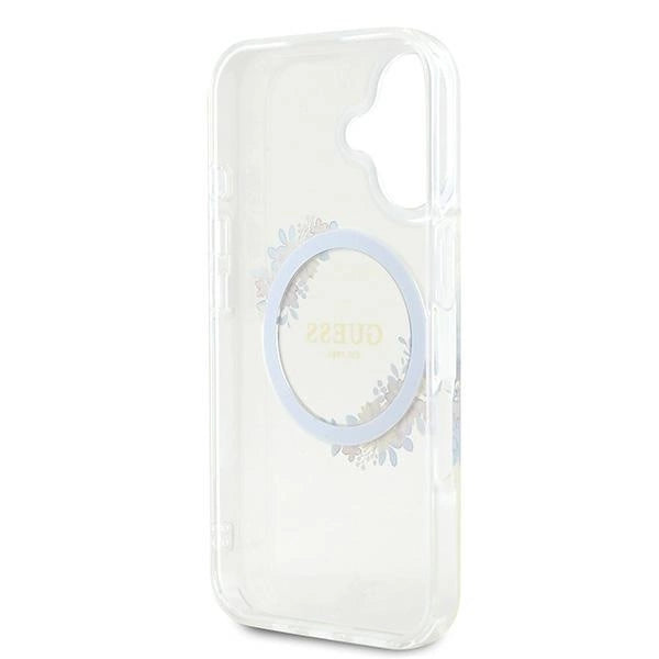 Gæt IML Flowers Wreath MagSafe iPhone 16 Case - klar