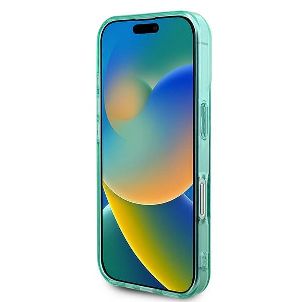 Gæt IML Rhinestones MagSafe iPhone 16 Case - Grøn