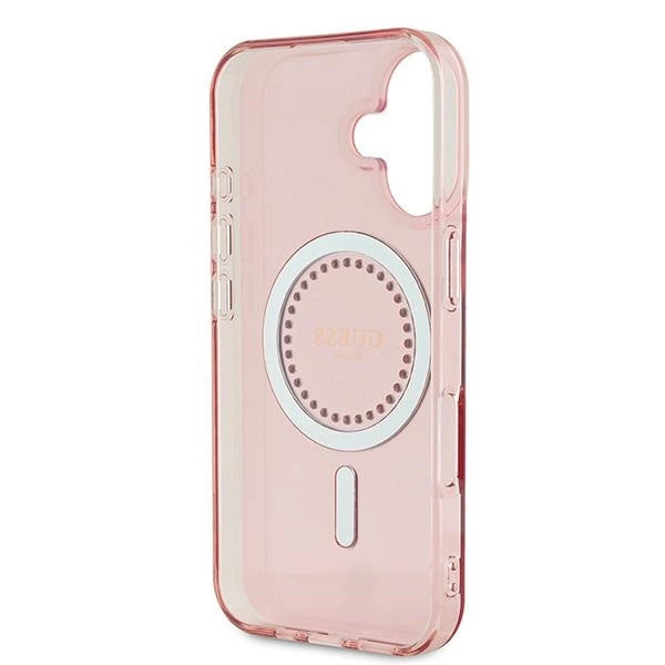 Gæt IML Rhinestones MagSafe iPhone 16 Case - Pink