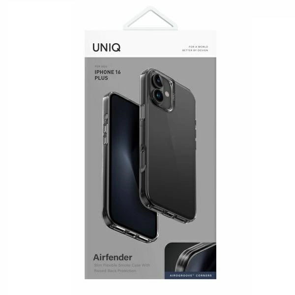 Uniq Air Fender iPhone 16 Plus Case - Grå