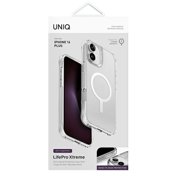 Uniq LifePro Xtreme Magclick opladningsfoder til iPhone 16 Plus - klar