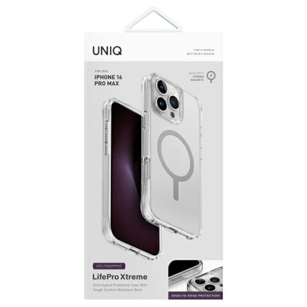 Uniq LifePro Xtreme Magclick opladningsfoder til iPhone 16 Pro Max - klar