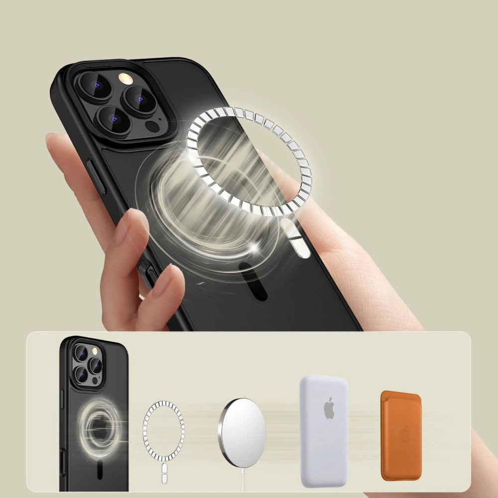 Tech-Protect MagMat MagSafe Case til iPhone 16 Pro Max - sort