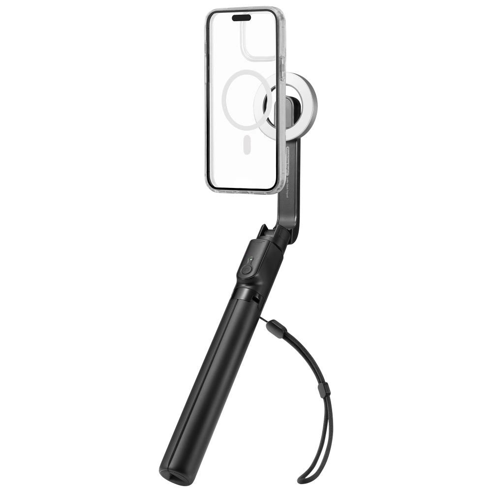 Selfie stick Spigen S580W MagSafe Bluetooth with tripod - black