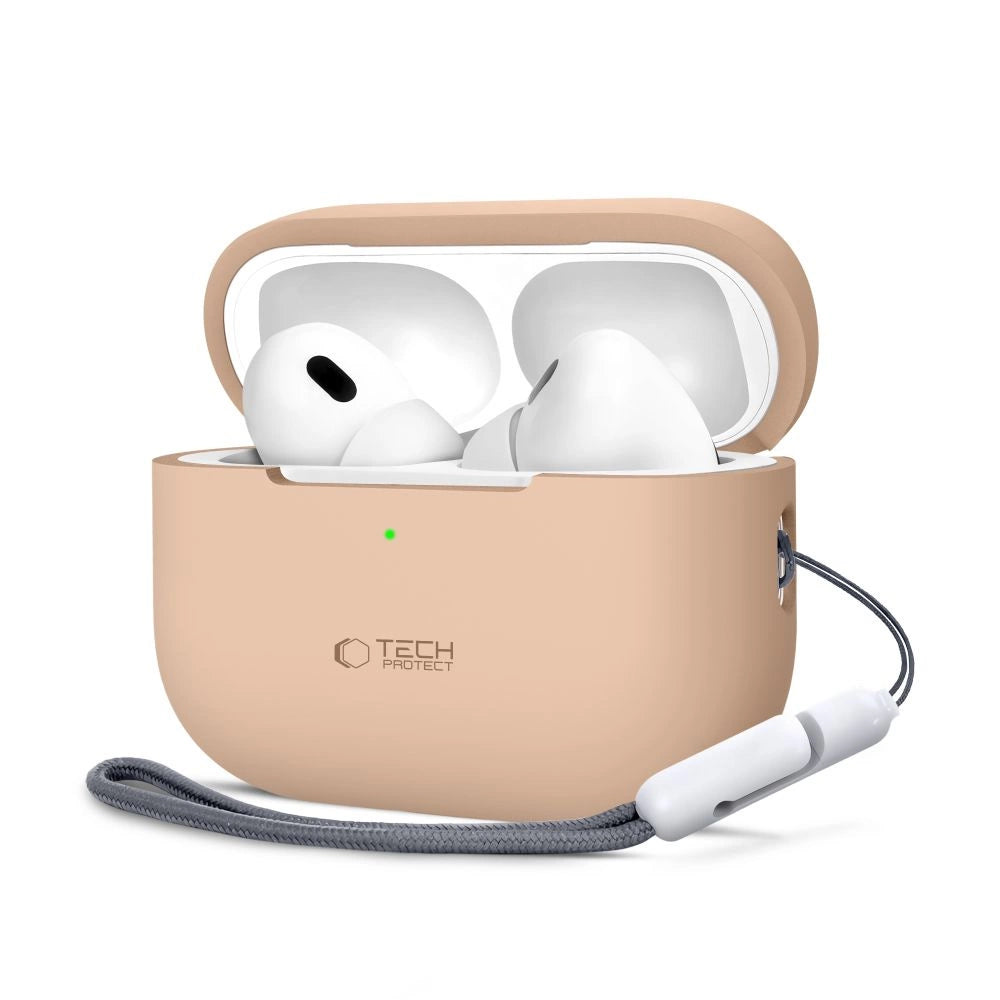 Tech-Protect Silicone Case til Apple AirPods Pro 1 / 2 - Beige