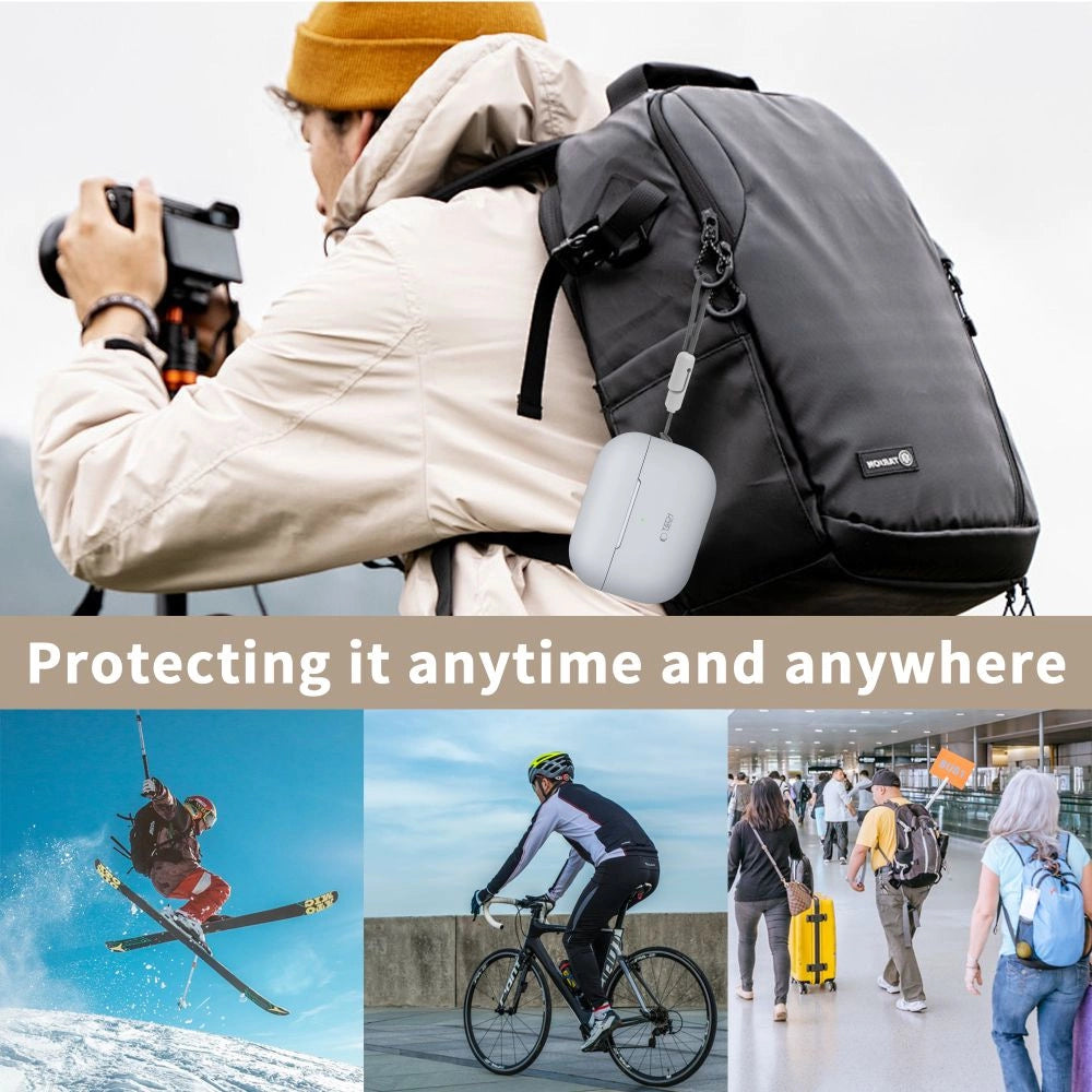 Tech-Protect Silicone Case til Apple AirPods Pro 1 / 2 - sort