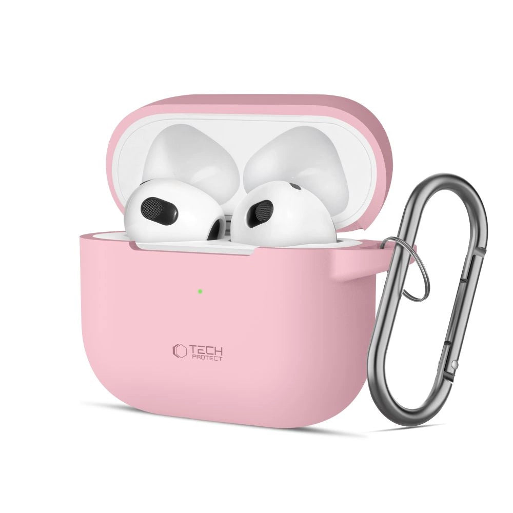 Tech-Protect Silicone Hook Case til Apple AirPods 3 - Pink