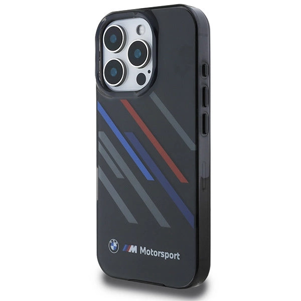 BMW Motosport IML Random Stripes iPhone 16 Pro Case - sort