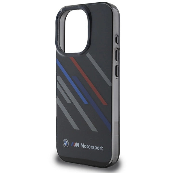 BMW Motosport IML Random Stripes iPhone 16 Pro Case - sort