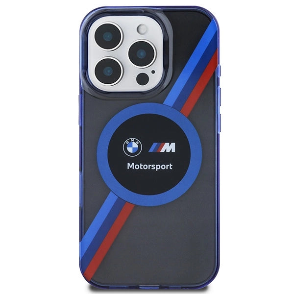 BMW Motosport IML Circle MagSafe Case til iPhone 16 Pro - sort