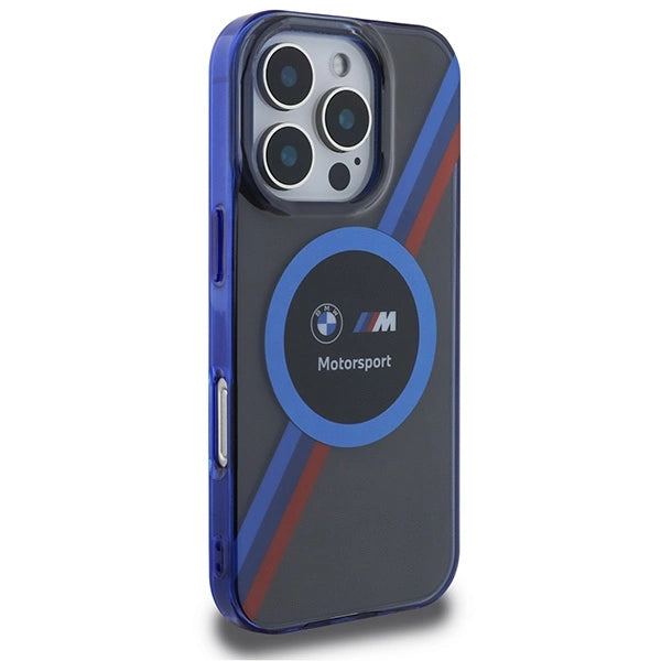 BMW Motosport IML Circle MagSafe Case til iPhone 16 Pro - sort
